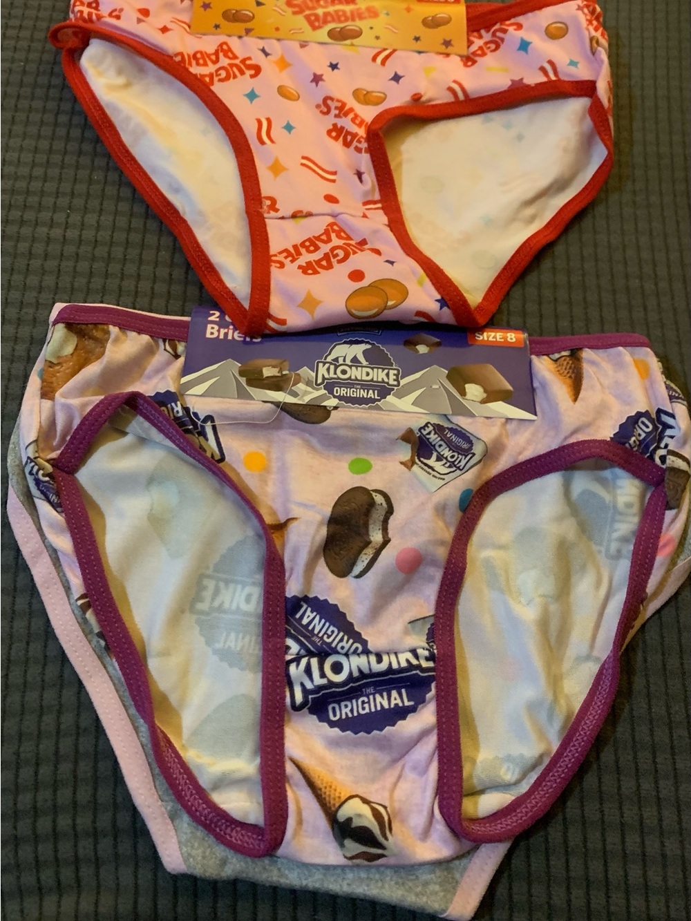 Girls 4 Pack Sugar Babies & Klondike Briefs Size 8